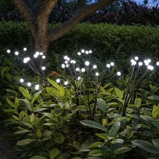루아즈 태양광 야외 반딧불이 정원등 조명 6구, 백색