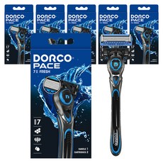 DORCO 多可樂客 PACE7 2 Fresh 刮鬍刀 + 替換刀片 2p, 1入, 6套