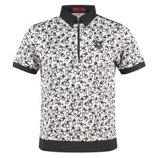 야마구치골프 야마구찌 럭스골프 남성용 프리미엄 반집업 반팔 골프셔츠 YG3M408