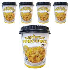 Daeyujaem WONDERBbokki 起司杯裝辣炒年糕, 5個, 120g
