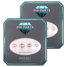 파셋 다이아 네일파츠 스티커, 시그니처03, 2세트