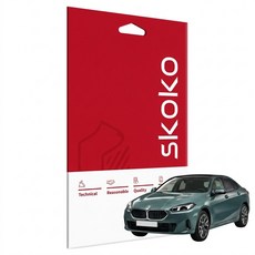Skoko BMW The 1系列 F70 防指紋低反光全覆蓋導航螢幕保護貼組, 單一商品