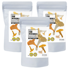 好日好食 好果系列 頂級秀珍菇脆片 低溫脫水 無防腐劑 台灣原產, 55g, 3包