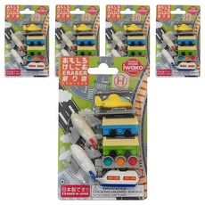 Iwako 造型橡皮擦 交通工具 Set, 5盒
