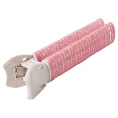 E.dot 韓版蓬鬆髮根夾 Set 2件, 粉色, 尺寸10.8x3.5x2cm, 1組