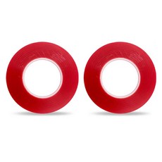 Lvia 美甲雙面膠帶 10m, 2個, 紅色