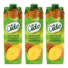 Cido 鳳梨果蜜汁, 3個, 1L