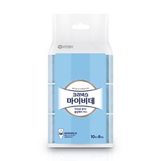 Kleenex Mybidet 舒潔 潔淨護理迷你濕紙巾 蓋型, 10張, 6個