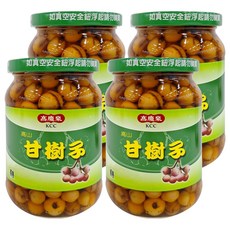 高慶泉 高山甘樹子 嚴選台灣阿里山樹子 不含防腐劑與化學色素, 380g, 4罐