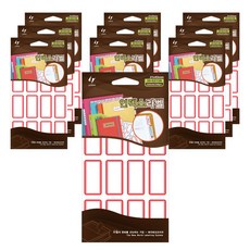 LATECH 索引標籤貼紙 20-G213 21 x 43 mm, R 紅色, 10個, 13入