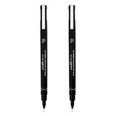 Uni 三菱 PIN03-200代用針筆 黑, 2入