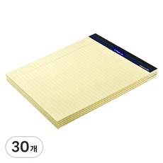 Paper Lab A4 法律便條紙 40張, 黃色, 30個