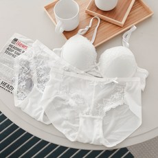 GLAM GONGGAM Bianco 鋼圈內衣褲組 3p