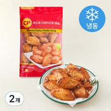 씨피 로스트 스파이시 윙 날개 (냉동), 1kg, 2개