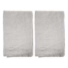 來福牌HS0526簡約素色毛巾 33x76公分純棉面巾 柔軟吸水親膚, 灰色, 2入