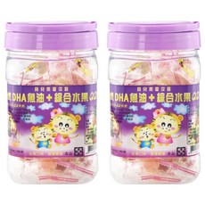 聰明虎 DHA魚油+綜合水果QQ軟糖, 150g, 2罐