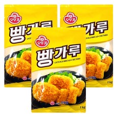 OTTOGI 不倒翁 麵包粉, 1kg, 3包