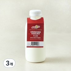 밀키요 드링킹 요거트 플레인, 500ml, 1개입, 3개