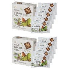 마이노멀 저당 아몬드 말차 초코볼 5p, 30g, 2개