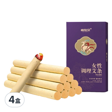 楠陽艾 女性調理艾灸條 2 x 20cm 12個裝, 4盒