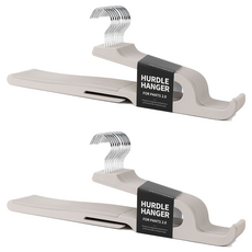 Hurdle 1秒快速掛褲架 L號, 20個, 淺褐色