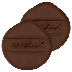 MAKEheal 雲胖胖粉撲+盒套裝, 混合顏色, 2個