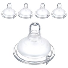 Simba 小獅王辛巴 超柔防脹氣寬口十字奶嘴, L(6個月以上), 5個