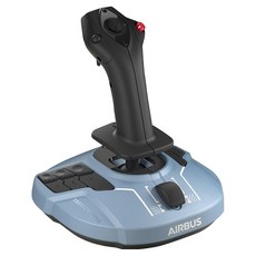 THRUSTMASTER 圖馬斯特 TCA SIDESTICK AIRBUS EDITION 飛行搖桿, 單一商品, 黑色 + 藍色, 1個