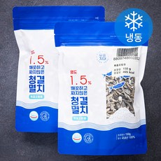 무풍지대 염도 1.5% 깨끗하고 짜지않은 청결멸치 볶음조림용 (냉동), 150g, 2팩