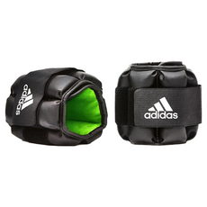 adidas 愛迪達 可調式負重護腕 護踝 1kg, 黑色, 2個