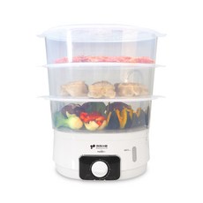 키친아트 허브 3단 스팀 전기찜기, KA-3450NK