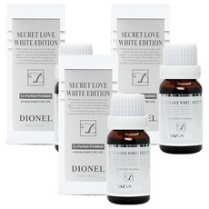 DIONEL Secret Iove White Edition女性私密處香氛護理油, 15ml, 3瓶