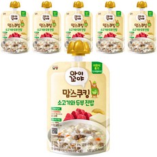아이꼬야 맘스쿠킹 12개월부터, 100g, 6개, 소고기와 두부 진밥