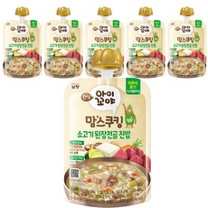 아이꼬야 맘스쿠킹 12개월부터, 100g, 6개, 소고기 된장전골 진밥