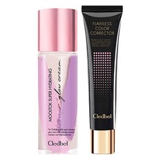 Cledbel 水潤超保溼亮彩霜 SPF50+ PA+++ 30ml+校色遮瑕CC霜 SPF50+ PA +++ 40ml, 單色, 1組