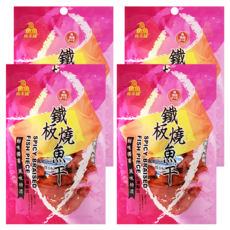 長松食品 鐵板燒魚干, 40g, 4包