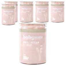 BABYMAI 寶寶買 口腔清潔棒 螺旋款, 白色, 6個, 30個裝