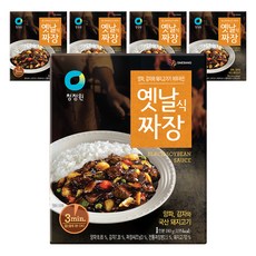청정원 옛날식짜장, 180g, 5개