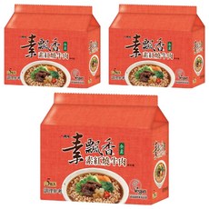 維力 素飄香 素紅燒牛肉風味麵 85g, 15包