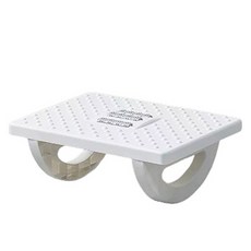 아늑공간 발바닥 지압 마사지 발판, 화이트, 1개