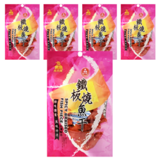 長松食品 鐵板燒魚干, 40g, 5包