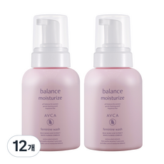 아브카 퓨어 앤 버블 약산성 여성청결제, 300ml, 12개