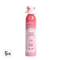 食譜盒兒童超級泡泡潔面乳草莓牛奶, 300ml, 5個