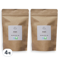 고이담아 유기농 우엉차 슬라이스, 70g, 1개입, 4개