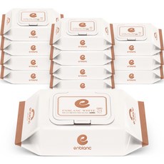 앙블랑 세이프 화이트 유아물티슈 휴대캡형, 70g, 24매, 12개