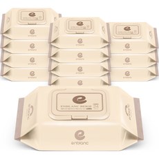 앙블랑 세이프 베이지 유아물티슈 휴대캡형, 70g, 24매, 12개