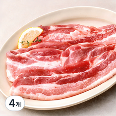한돈 삼겹살 구이용 (냉장), 500g, 4개