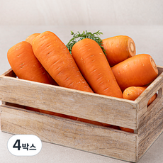중국산 세척 신선당근, 5kg, 4박스, 1개입