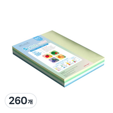 종이문화 스타일리쉬 시즌칼라 색지 혼합 227 SS-Summer 120g, B5, 260개