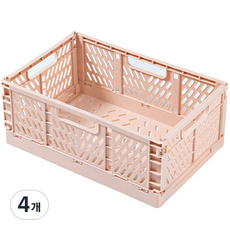 다용도 수납 정리 폴딩 박스, 벚꽃, 4개